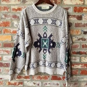 Cosby ugly Sweater Vintage 1990s Men's XL